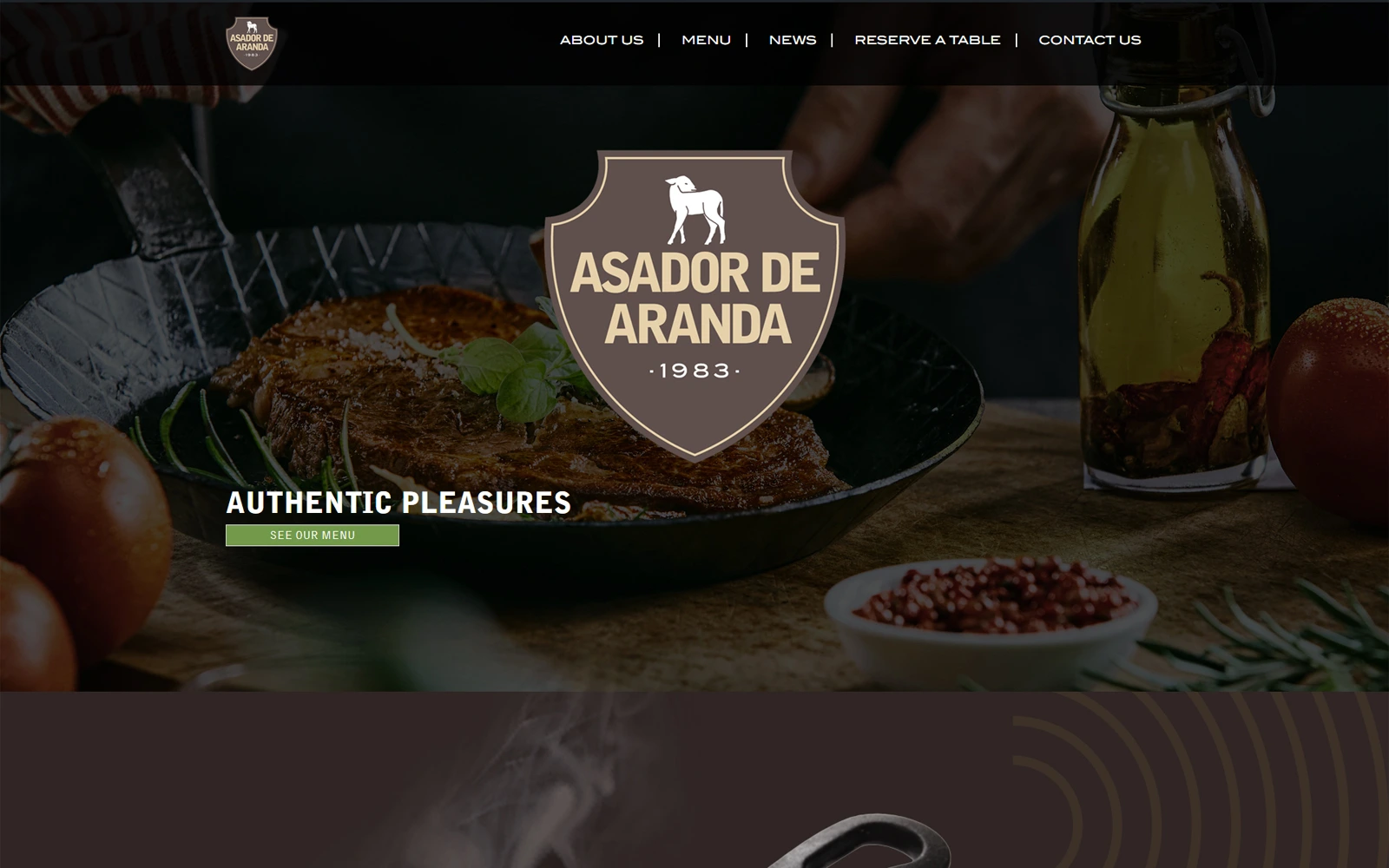 Asador de Aranda website