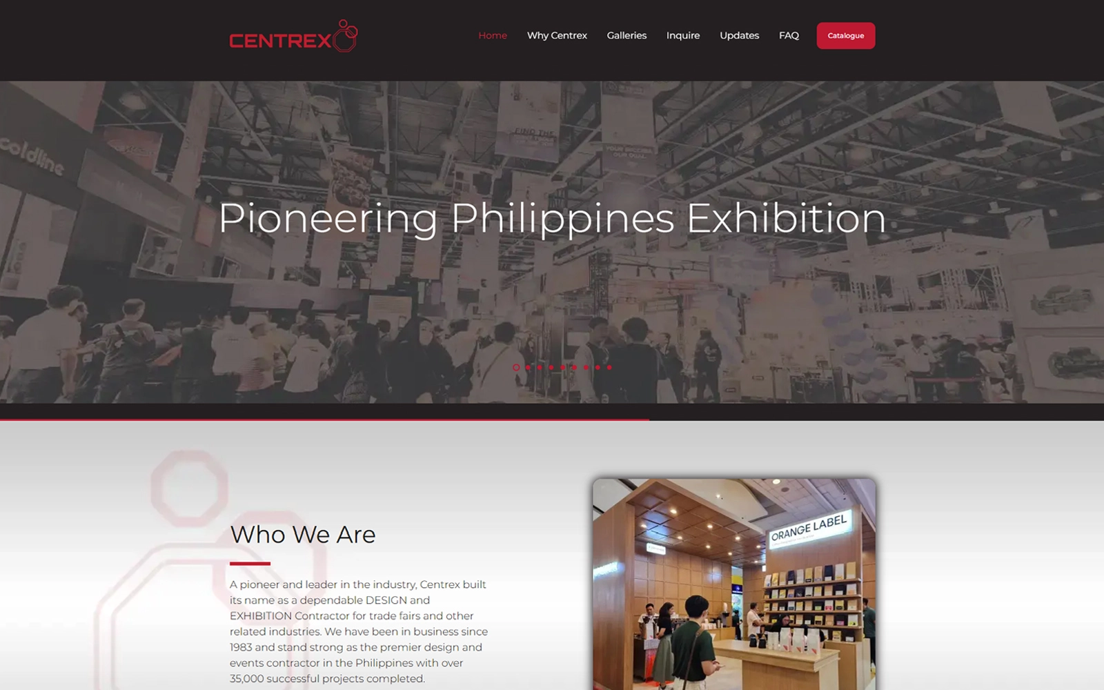 Centrex Exhibition website