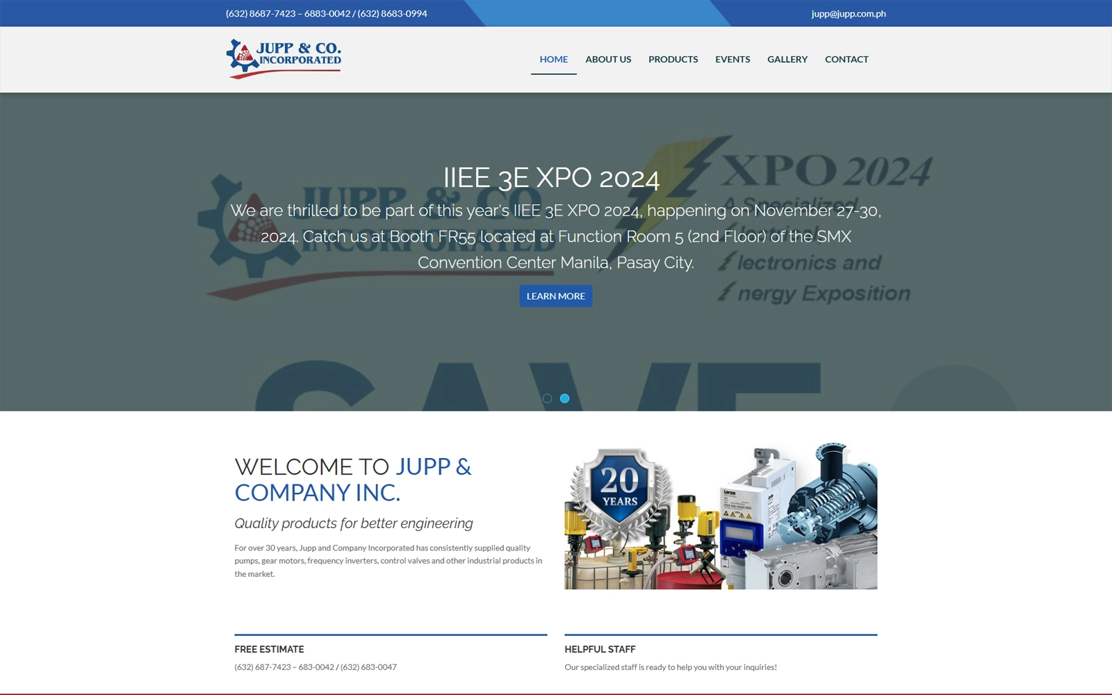 JUPP & Company website