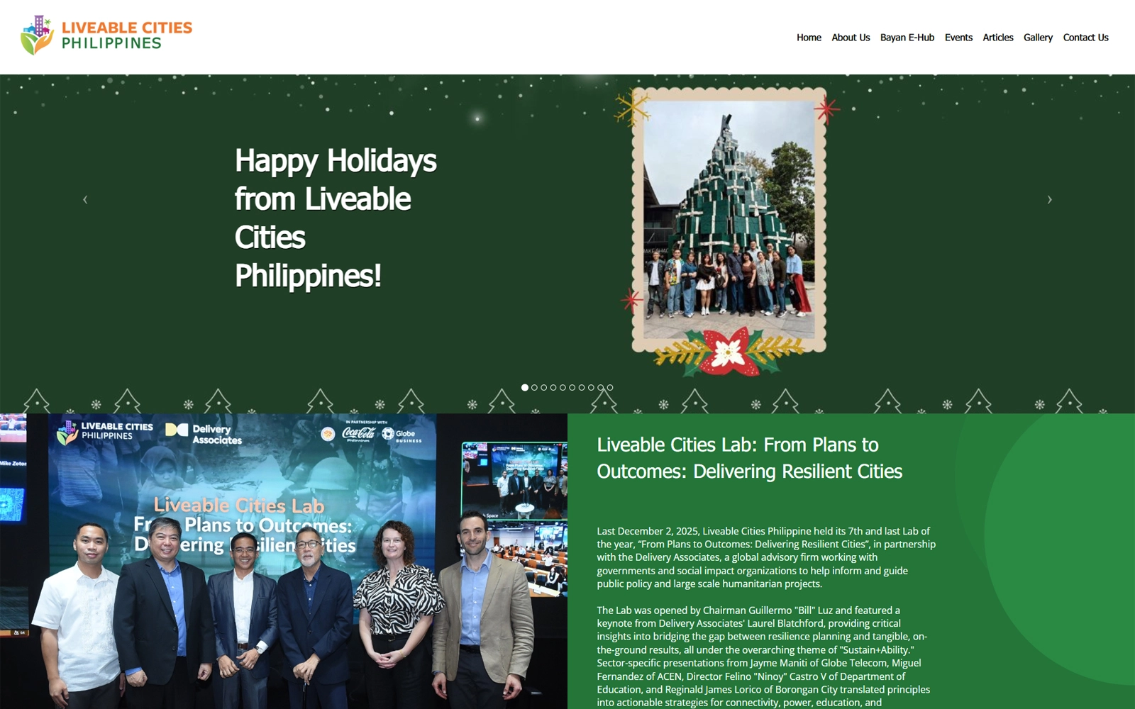 Liveable Cities Philippines website