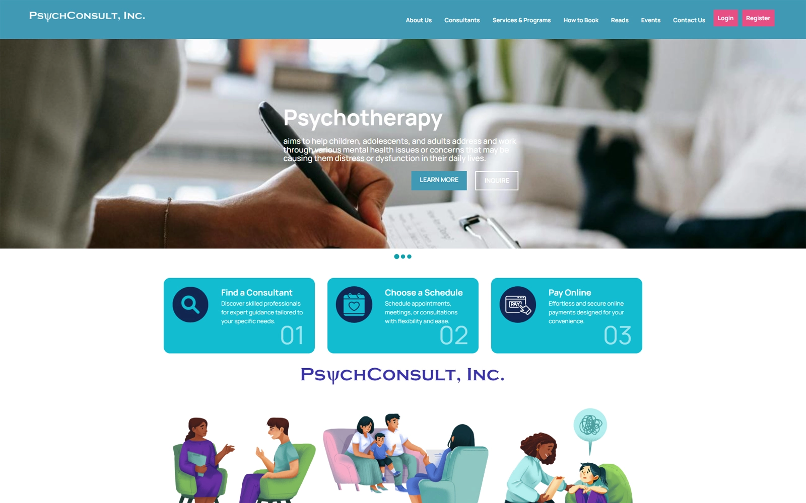 PsychConsult website